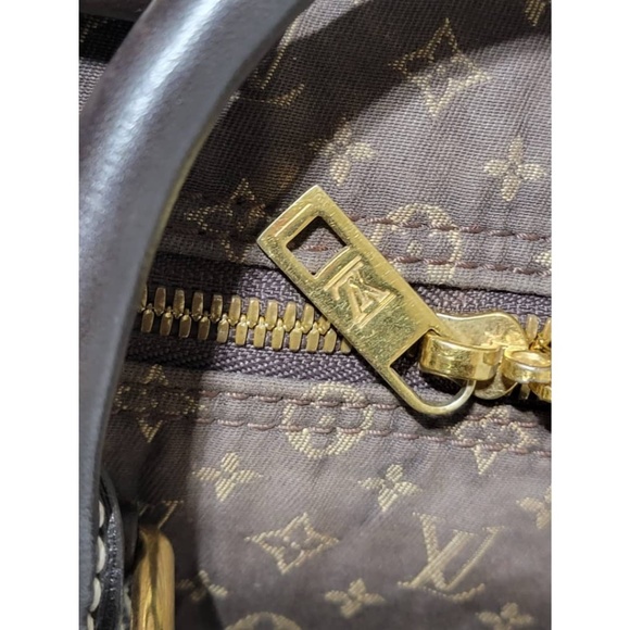 SOLD***Authentic Louis Vuitton Monogram Canvas Mini Lin Speedy 30 Bag Brown - Picture 5 of 12